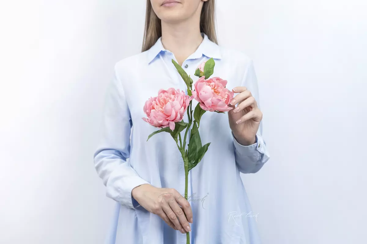 Пион древовидный (2 соцветия) - Светло-розовый Пион древовидный (2 соцветия) - Светло-розовый