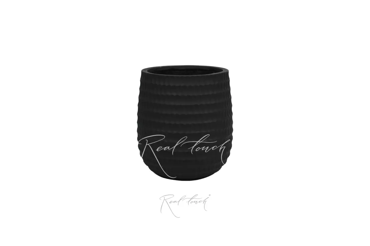 Кашпо Real Touch Рептилия (L) - Черный