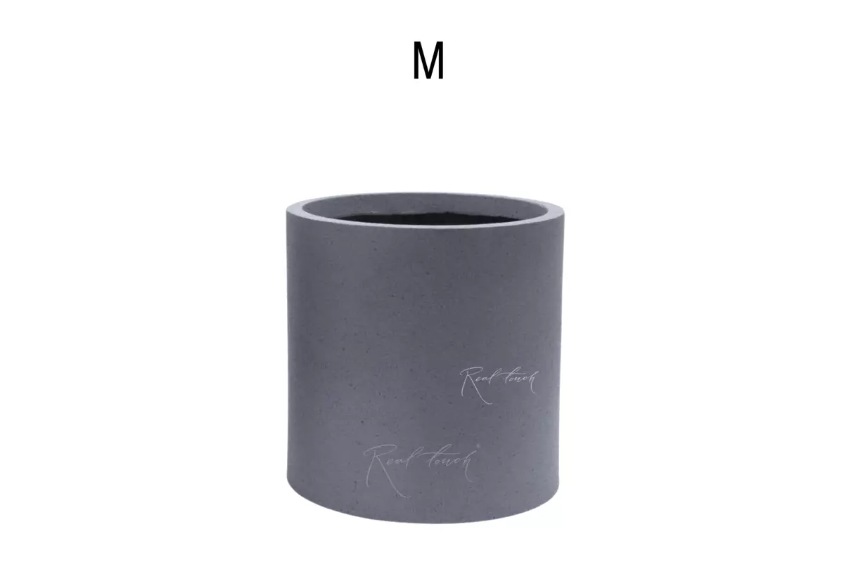 Кашпо Real Touch Цилиндр 30/30 см (M).2260 - Серый Кашпо Real Touch Цилиндр 30/30 см (M).2260 - Серый