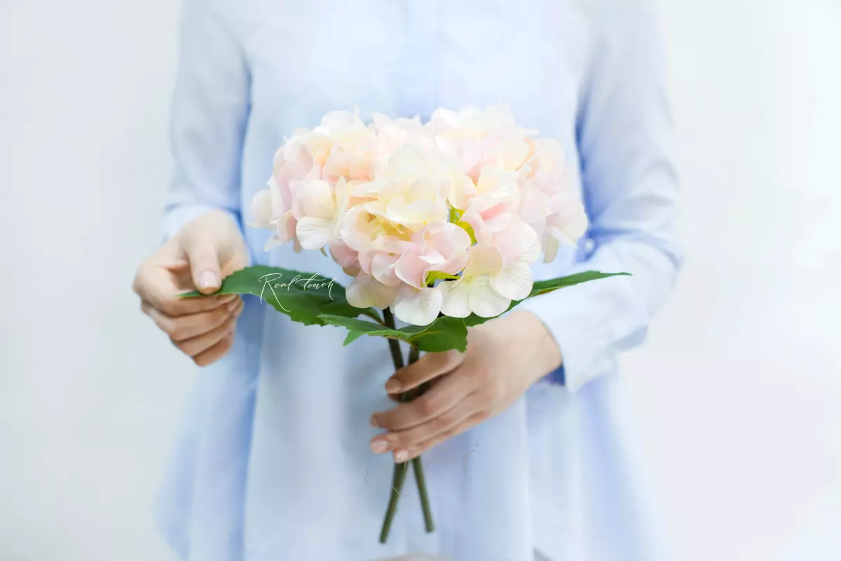 Букет из 3-х гортензий - Пастель Букет из 3-х гортензий - Пастель