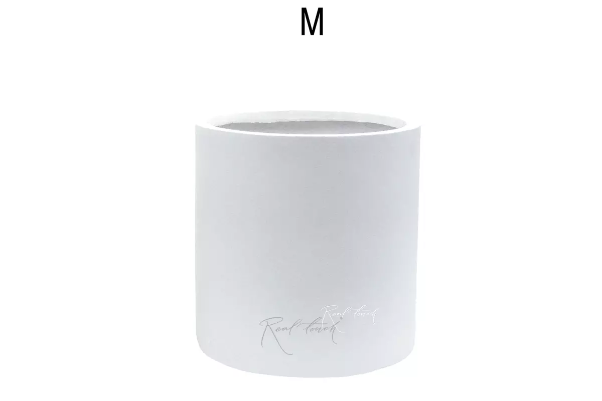 Кашпо Real Touch Цилиндр 30/30 см (M).2259 - Белый