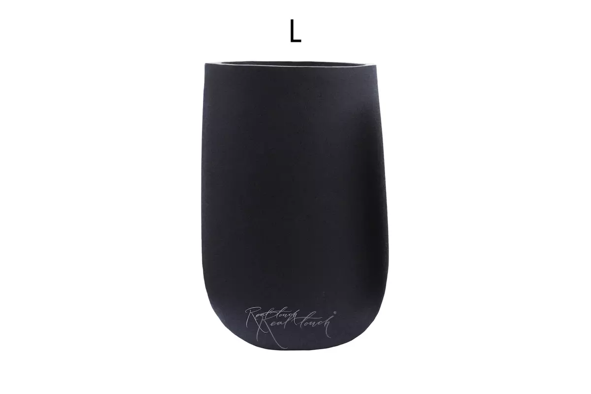 Кашпо Real Touch Base высокое L - 60/35,5 см - Черный