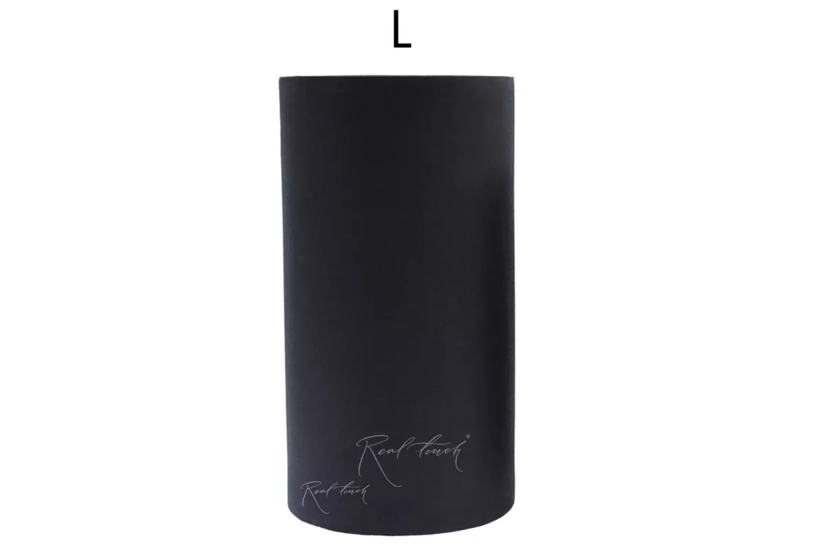 Кашпо Real Touch цилиндр высокий L - 60/32 см - Черный