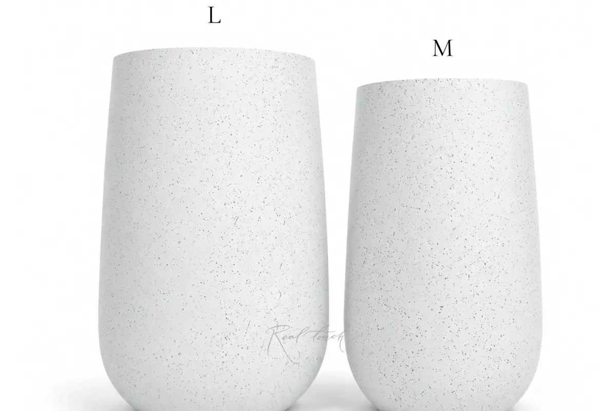 Кашпо Real Touch Base высокое L - 60/35,5 см - Белый Кашпо Real Touch Base высокое L - 60/35,5 см - Белый