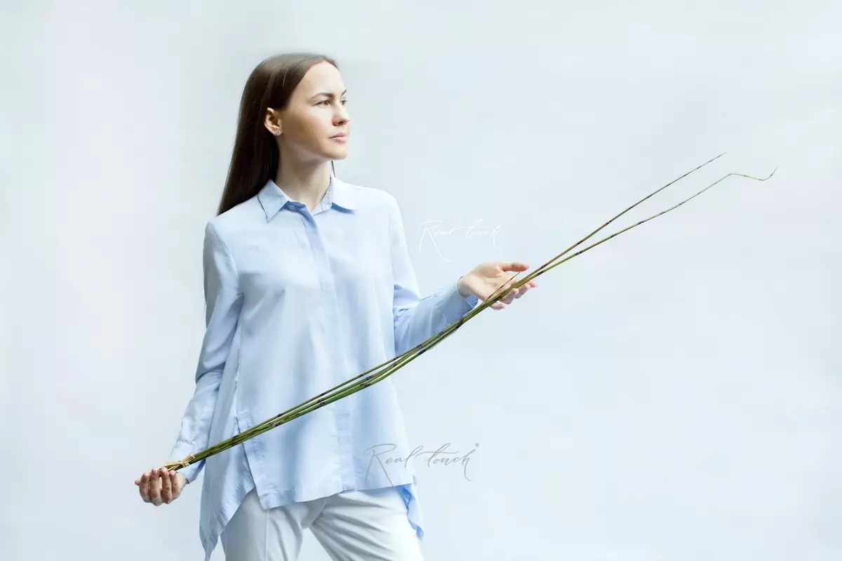 Хвощи пучок из 4шт, 135см - Зеленый