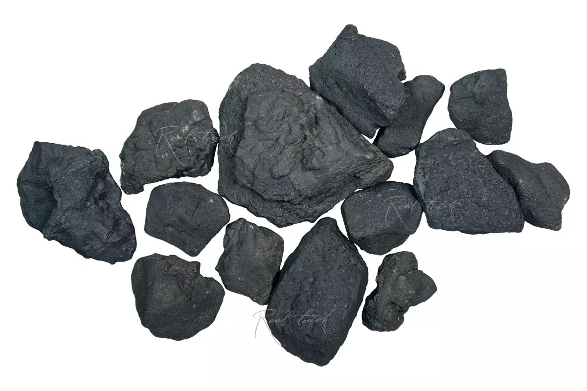 Камни искусственные (набор 14 шт) - Черный